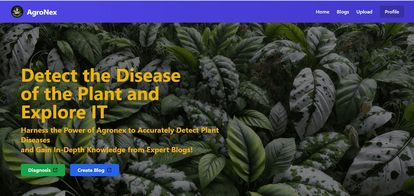 AgroNex– Plant Disease Detection System