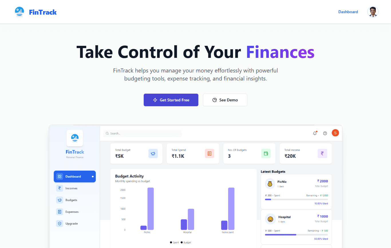 Finance Tracking System